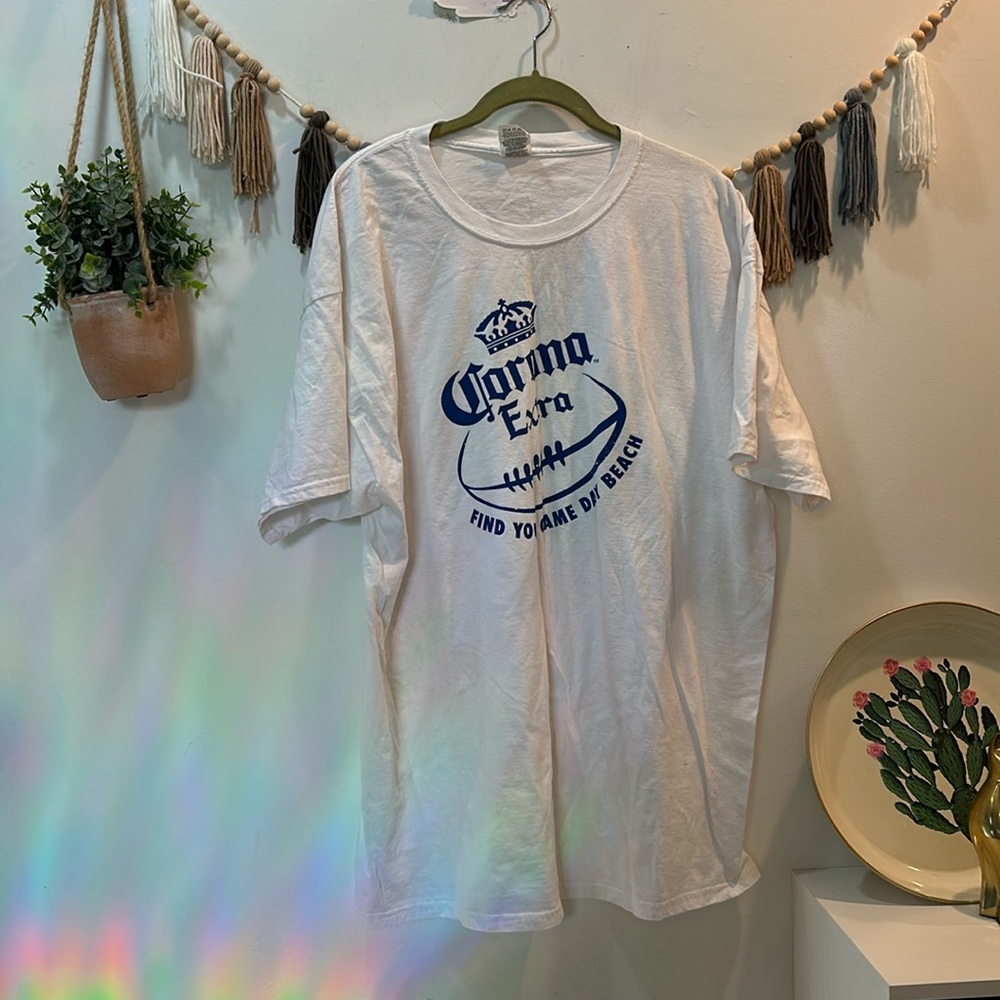 Corona football “find your beach” tshirt